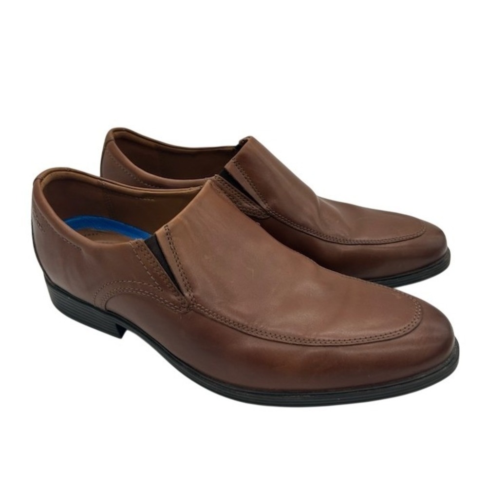 Clarks Collection Loafers Men's Size 11 W Brown Leather Extreme Comfort Slip On